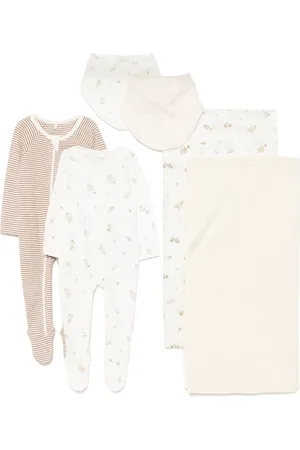 Purebaby Graphic-print rompers (set of two)