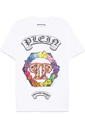 Philipp Plein Smile-print shortsleeved T-shirt