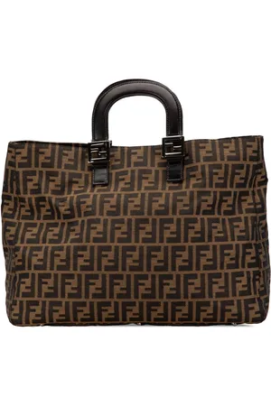 Fendi 2010-2024 Large Zucca Canvas Twins tote bag