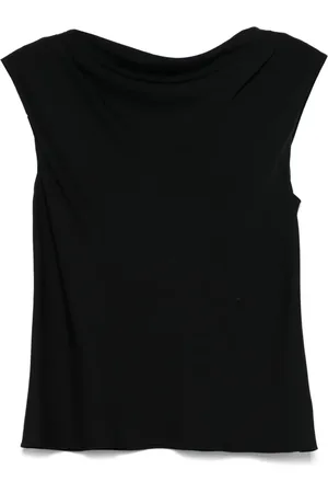 THEORY Cowl-neck blouse