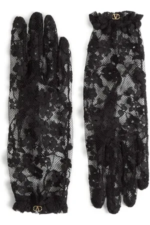 VALENTINO GARAVANI VLogo Signature lace gloves