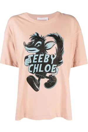 See by Chloé Graphic-print cotton T-shirt
