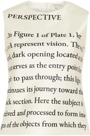 J.W.Anderson Text-print tank top