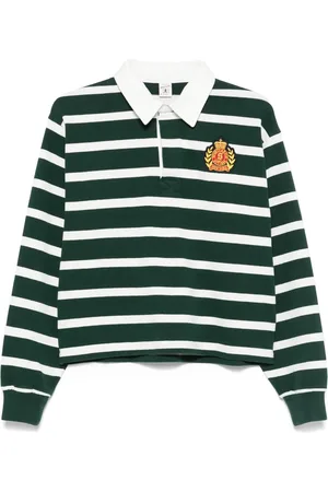Sporty & Rich NY Crest polo top