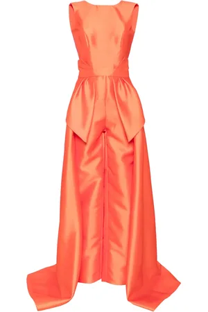Saiid Kobeisy Mikado detachable overskirt jumpsuit