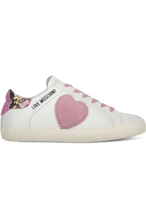 Moschino Heart-patch trainers