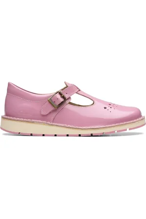 Clarks T-bar ballerina shoes