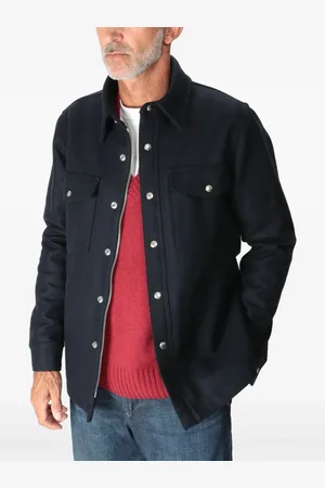 DEPARTMENT 5 Logo-appliqué shirt jacket