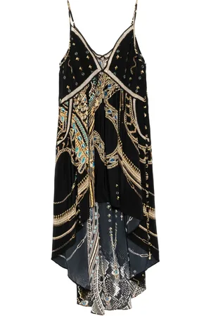 Camilla Strappy high-low dress
