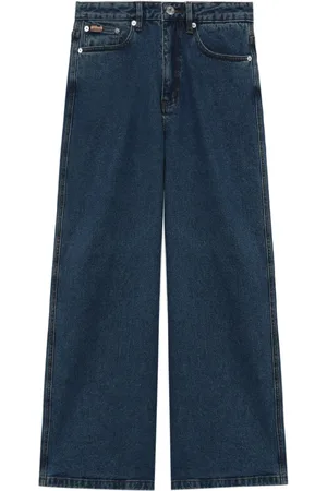 Chocoolate Logo-appliqué wide-leg jeans
