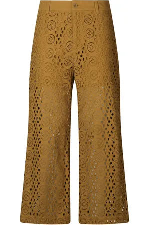 Liu Jo Embroidery cropped trousers