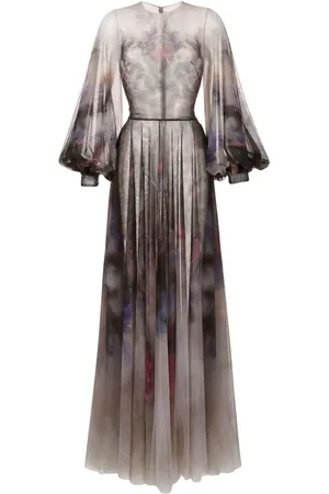 Saiid Kobeisy Printed evening gown