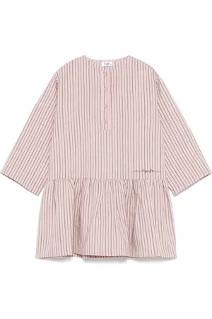 Il gufo Striped dress