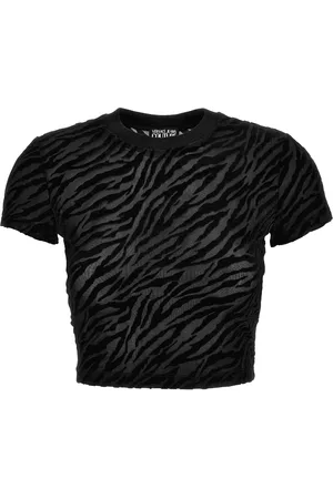 VERSACE Zebra-devoré T-shirt