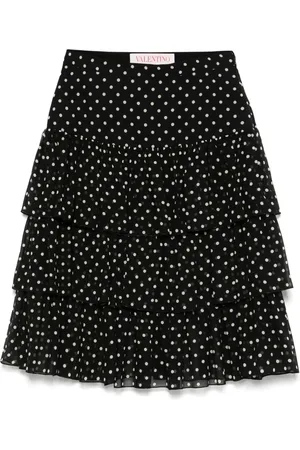 VALENTINO GARAVANI Polka-dot mini skirt