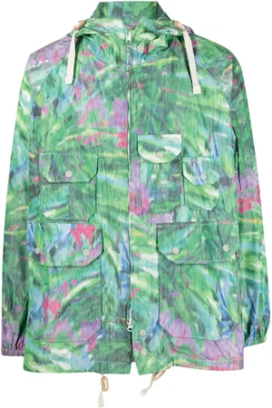 ENGINEERED GARMENTS Abstract-print drawstring lightweight jacket