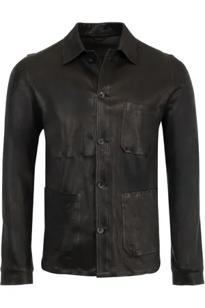 GIORGIO BRATO Leather shirt jacket