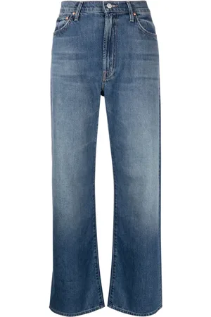 Mother The Dodger Ankle cropped straight-leg jeans