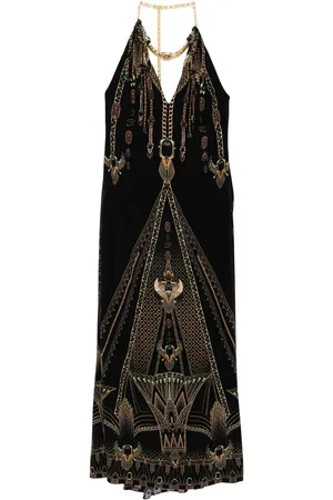 Camilla Low back long dress
