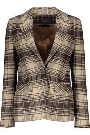 LORENA ANTONIAZZI Checked blazer