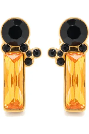 Jil Sander Crystal-embellished earrings