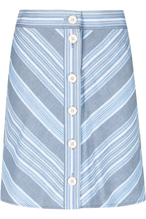 See by Chloé Striped mini skirt