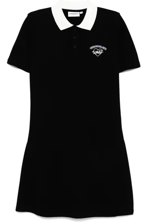 Chocoolate Logo-embroidered dress