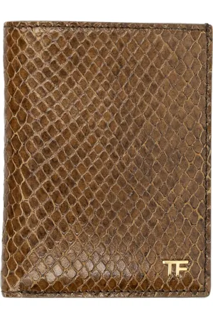 Tom Ford Phyton-print leather wallet