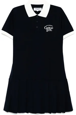 Chocoolate Logo-embroidered dress