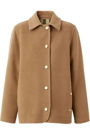 Burberry Felted wool barn jacket