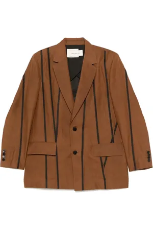 Feng Chen Wang Stripe-detail blazer
