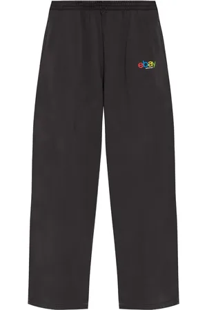 Balenciaga Slogan-embroidered track pants