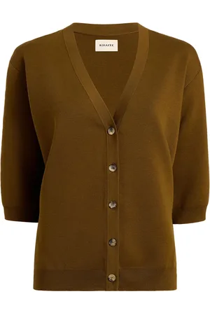 Khaite The Tedi fine-knit cardigan