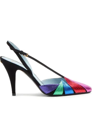 VALENTINO GARAVANI 90mm Foliefoliage slingback pumps