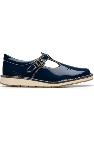 Clarks T-bar ballerina shoes