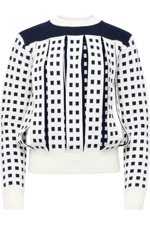 J.W.Anderson Jacquard slit sweater