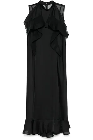 SACAI Chiffon midi dress
