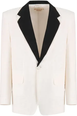 Marni Contrasting-collar blazer