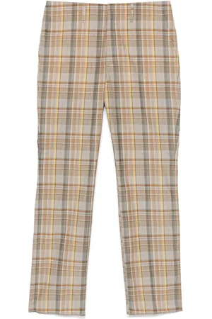 Fendi Cotton check trousers