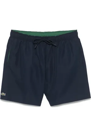 Lacoste Crocodile-embroidered swim shorts