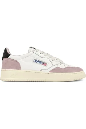 Autry Medalist Low " /Powder Pink/Black" sneakers