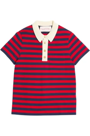 VALENTINO GARAVANI Striped cotton polo shirt
