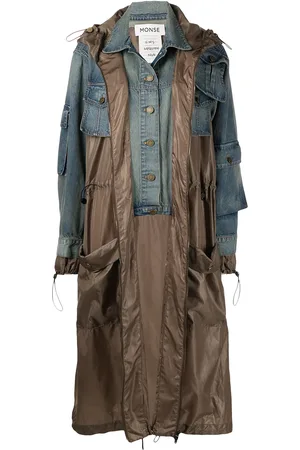 MONSE Layered-look panelled midi coat