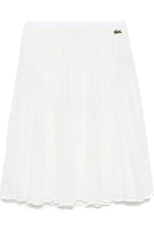 Lacoste Pleated lace skirt