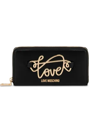 Moschino Logo-lettering long wallet