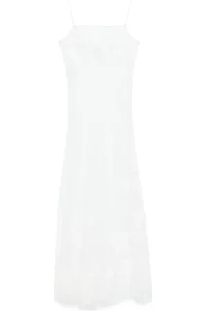 CARINE GILSON Tulle long slip dress