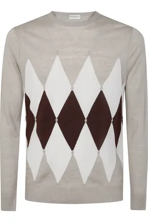 BALLANTYNE Argyle-pattern sweater