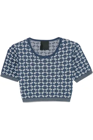Givenchy Monogram 72-jacquard crop top