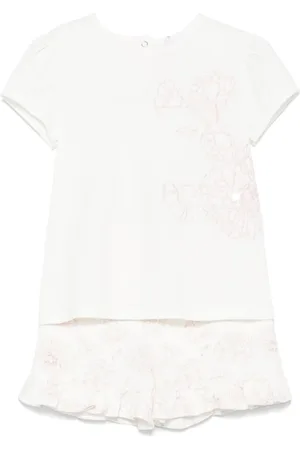 PATACHOU Floral-print shorts set