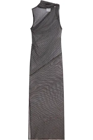 Courrèges Draped mesh dress